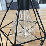 Bordlampe med lyskæde