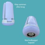 LED pære med indbygget højttaler