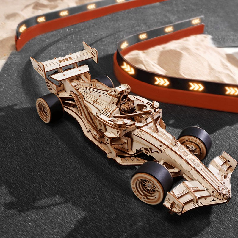 3D Racerbil puslespil fra Rokr™ (LK505)