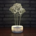 3D Rose lampe