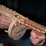 3D Thompson maskinpistol puslespil fra Rokr™ (LQB01)