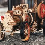 3D mekanisk damplokomotiv puslespil fra Rokr™ (LKA01)