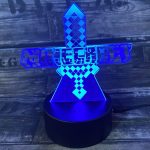 3D Minecraft lampe