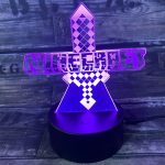 3D Minecraft lampe