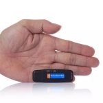 USB Mini diktafon i sort