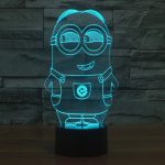 Minions 3D lampe