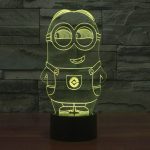 Minions 3D lampe