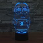Minions 3D lampe