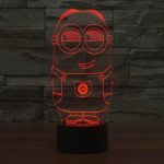 Minions 3D lampe