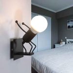 Mr. Lamp væglampe – den springende mand