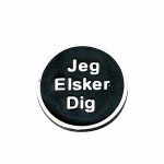Nøgleringe med polet – Jeg elsker dig Nøgleringe med polet – Jeg elsker dig