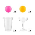 Party Pong spil – 18 dele