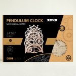 Mekanisk pendul ur 3D puslespil fra Rokr™ (LK501) Mekanisk pendul ur 3D puslespil fra Rokr™ (LK501)
