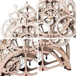 Mekanisk pendul ur 3D puslespil fra Rokr™ (LK501) Mekanisk pendul ur 3D puslespil fra Rokr™ (LK501)