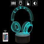 3D Lampe Høretelefon