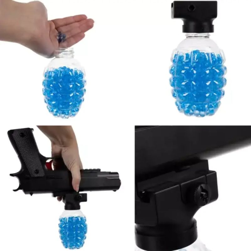 Gel blaster pistol til gel kugler og skumpile – Sort