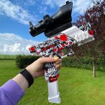 Gel blaster pistol til gel kugler og skumpile – Sort