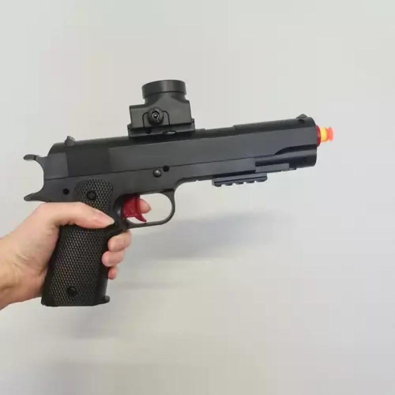 Gel blaster pistol til gel kugler og skumpile – Sort