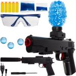 Gel blaster pistol til gel kugler og skumpile – Sort
