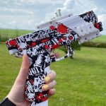 Gel blaster pistol til gel kugler og skumpile – Sort