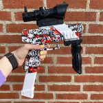 Gel blaster pistol til gel kugler og skumpile – Sort