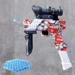 Gel blaster pistol til gel kugler og skumpile – Sort