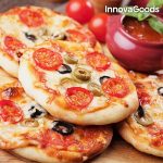 Ovn til Mini-pizzaer Rød/Sort – 700W Ovn til Mini-pizzaer Rød/Sort – 700W