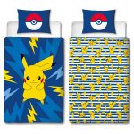 Pokémon sengetøj med Pikachu – blå