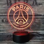 PSG fodboldklub 3D lampe
