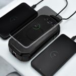 QI powerbank med solceller – 20.000 mAh