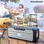 Trådløs radio/højttaler med solceller og lygte – Nødradio Trådløs radio/højttaler med solceller og lygte – Nødradio