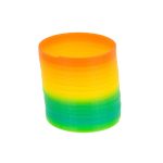 Regnbuefarvet slinky fjeder Regnbuefarvet slinky fjeder