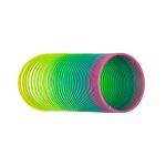 Regnbuefarvet slinky fjeder Regnbuefarvet slinky fjeder