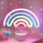 Regnbue LED neonlampe