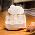 Regnsky diffuser med lys og damp