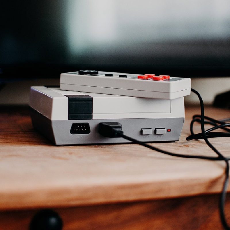 Retro spillekonsol Nintendo NES style