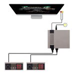 Retro spillekonsol Nintendo NES style