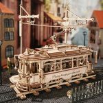 3D mekanisk sporvogn puslespil fra Rokr™ (LK801)