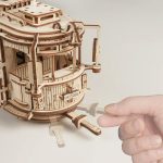 3D mekanisk sporvogn puslespil fra Rokr™ (LK801)