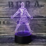 Ronaldo 3D fodbold lampe Ronaldo 3D fodbold lampe