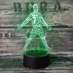 Ronaldo 3D fodbold lampe Ronaldo 3D fodbold lampe