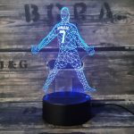 Ronaldo 3D fodbold lampe Ronaldo 3D fodbold lampe