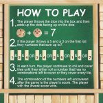 Shut the box brætspil – 4 personer Shut the box brætspil – 4 personer