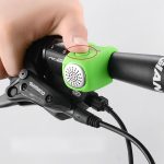 Elektrisk cykelhorn til cykel – sort