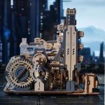 3D kuglebane i træ – Marble Spaceport fra Rokr™ (LGC01)