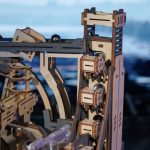 3D kuglebane i træ – Marble Spaceport fra Rokr™ (LGC01)