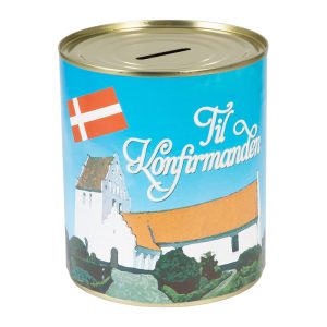 Sparebøsse til konfirmanden