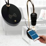 Smart lampe med svævende pære