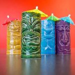 Tiki Cocktail krus, 4 stk