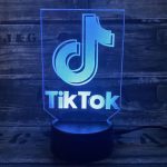 TikTok 3D lampe